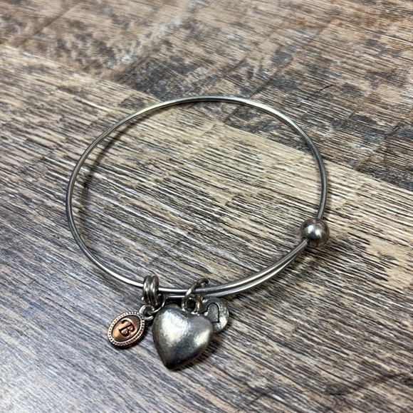 Brighton Silver Charm Bracelet with Heart and Paw Charms - Picture 3 of 5